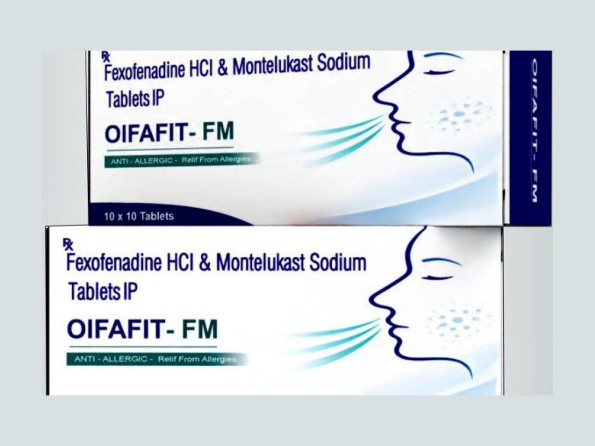 OlfaFit-FM — Fexofenadine Hydrochloride 120 mg + Montelukast Sodium 10 mg pack